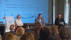 Primera taula amb la participació del Dr. Pere Rabasa